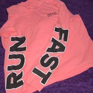 Cute pink justice shirt